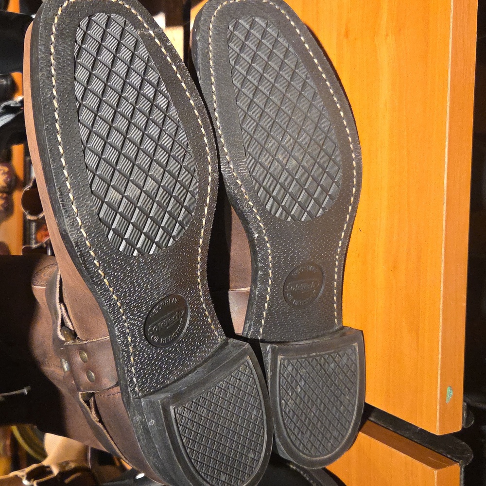 Mens FRYE Short Gaucho Harness Boots - Picture 5 of 6